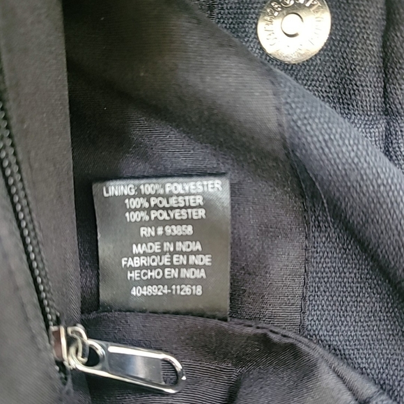 ❤️ NWT CIRCUS BY SAM EDELMAN BLACK CROCHET BAG WOODEN HANDLE PURSE - Picture 9 of 11